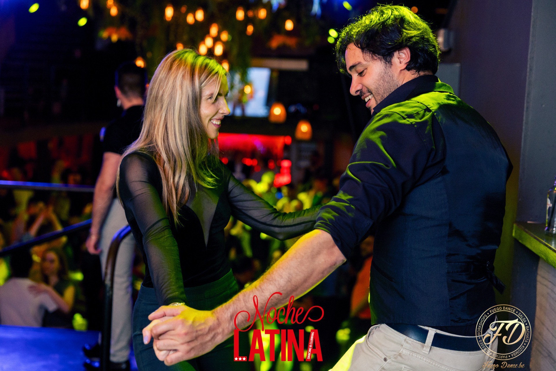 Social dancing at Fuego Dance