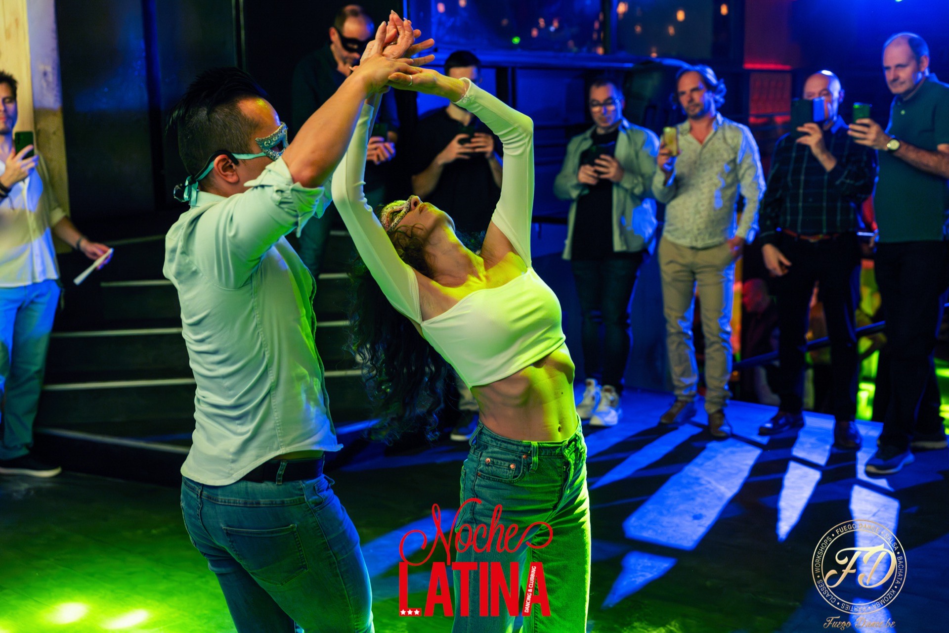 Bachata dancing at Fuego Dance